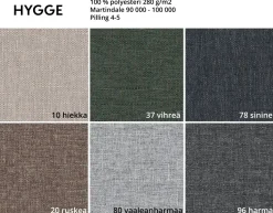 Amanda vuodesohva divaanilla, eri värejä