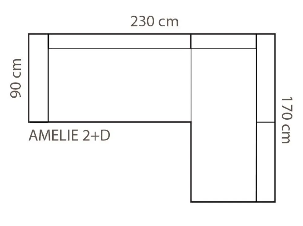Amelie samettisohva divaanilla, Vanharoosa