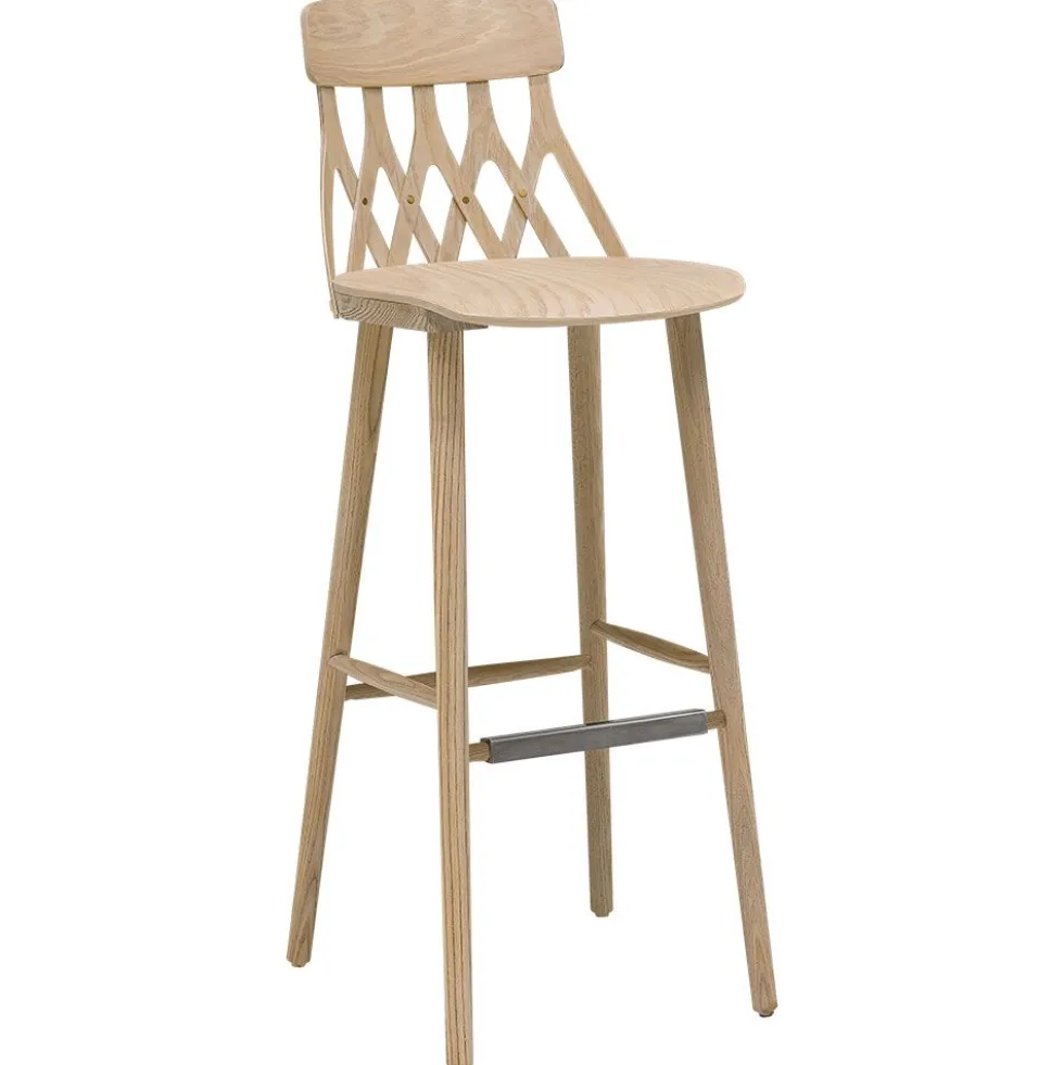 Hans K Y5-baarituoli, 78cm valkolakattu
