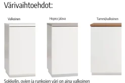 Hiipakka Anton vitriini matala umpiovilla