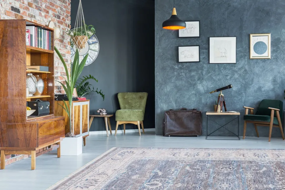 Lalee Vintage Grey-matto, eri kokoja