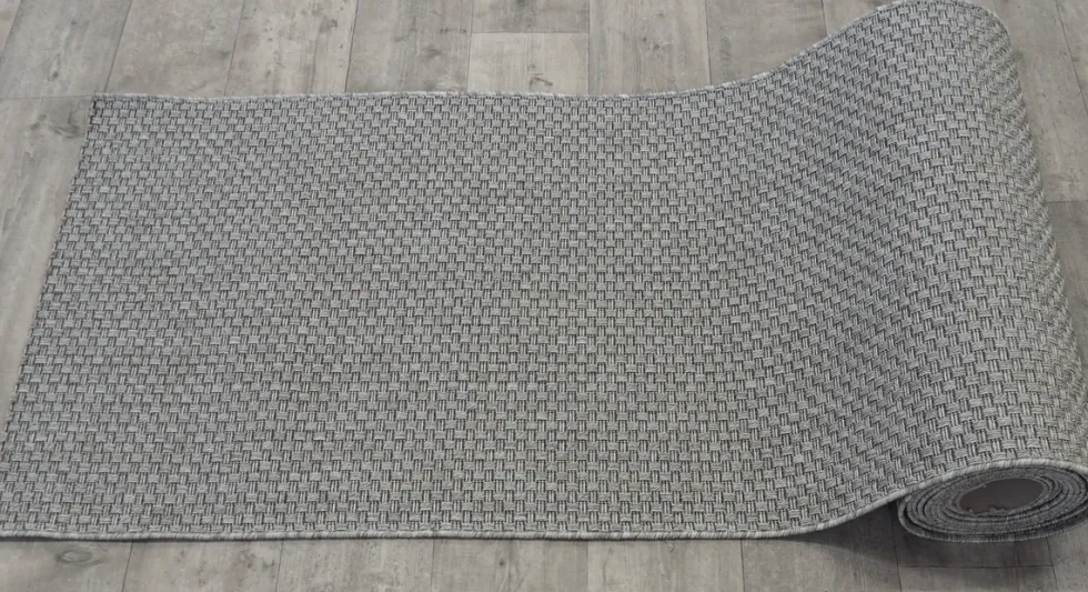 Louhi käytävämatto 80 cm, vaaleanharmaa