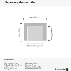 Napue nojatuoli beige