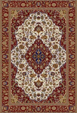 Ritz plyysimatto Medaljonki punainen , 160x235cm