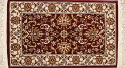 Ritz plyyssikynnysmatto punainen, 67x120cm