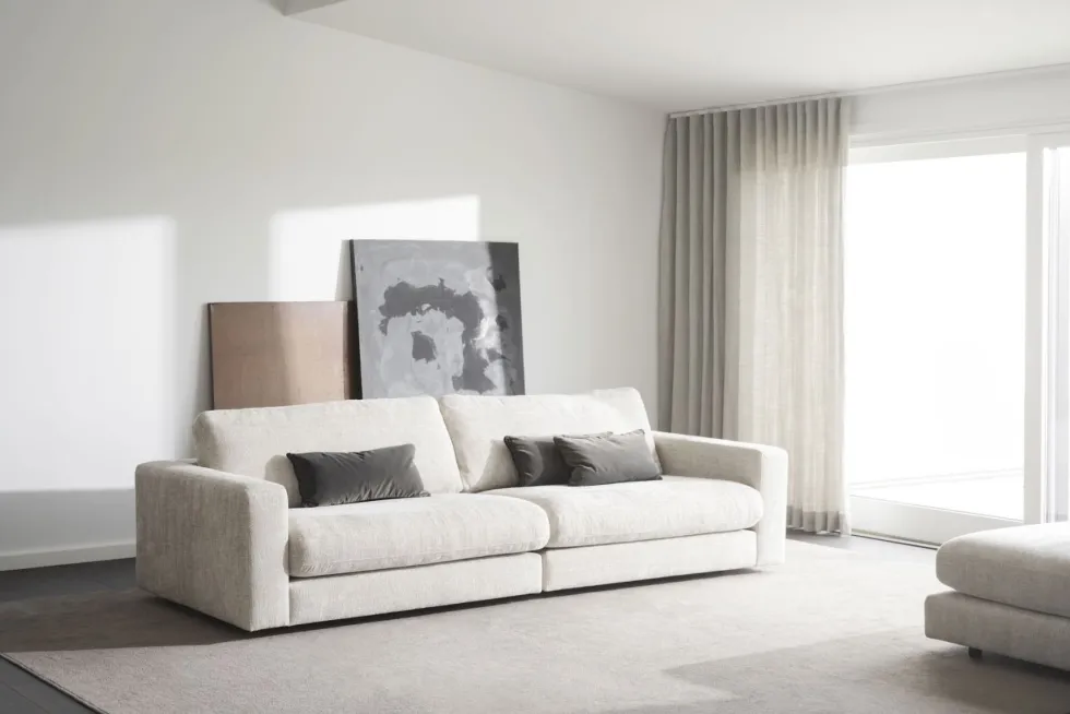 Rowico Duncan 3-istuttava sohva, Vaalea beige