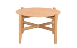 Rowico Holton 55 cm pyöreä sohvapöytä, tammi