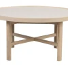 Rowico Marsden sohvapöytä 90cm, beige / valkopesty tammi