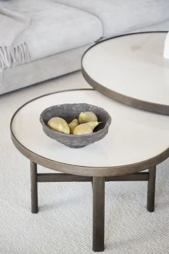 Rowico Marsden sohvapöytä 60cm, beige/ruskea tammi