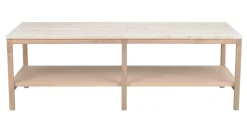 Rowico Orwel sohvapöytä, beige/valkopesty