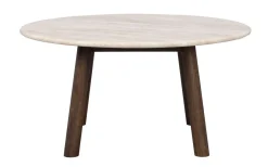 Rowico Taransay sohvapöytä Ø90cm, beige/ruskea
