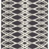 Svanefors Staffan 70x140 cm, musta-valkoinen