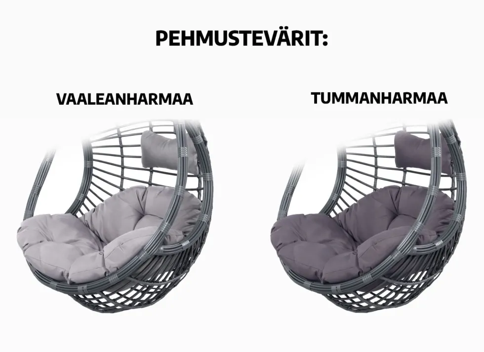 Tiger riipputuoli + teline, luonnonväri