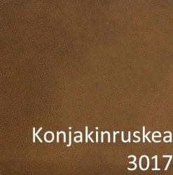 Unico Flamingo 3-istuttava nahkasohva, konjakki