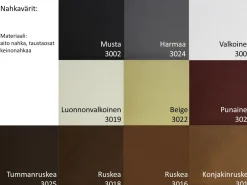 Unico Flamingo nahka kulmasohva, eri värejä