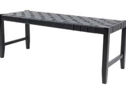 Valio penkki 120 cm satulavyöllä musta