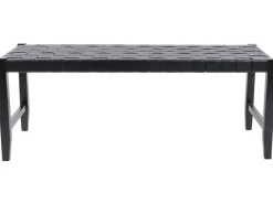 Valio penkki 120 cm satulavyöllä musta